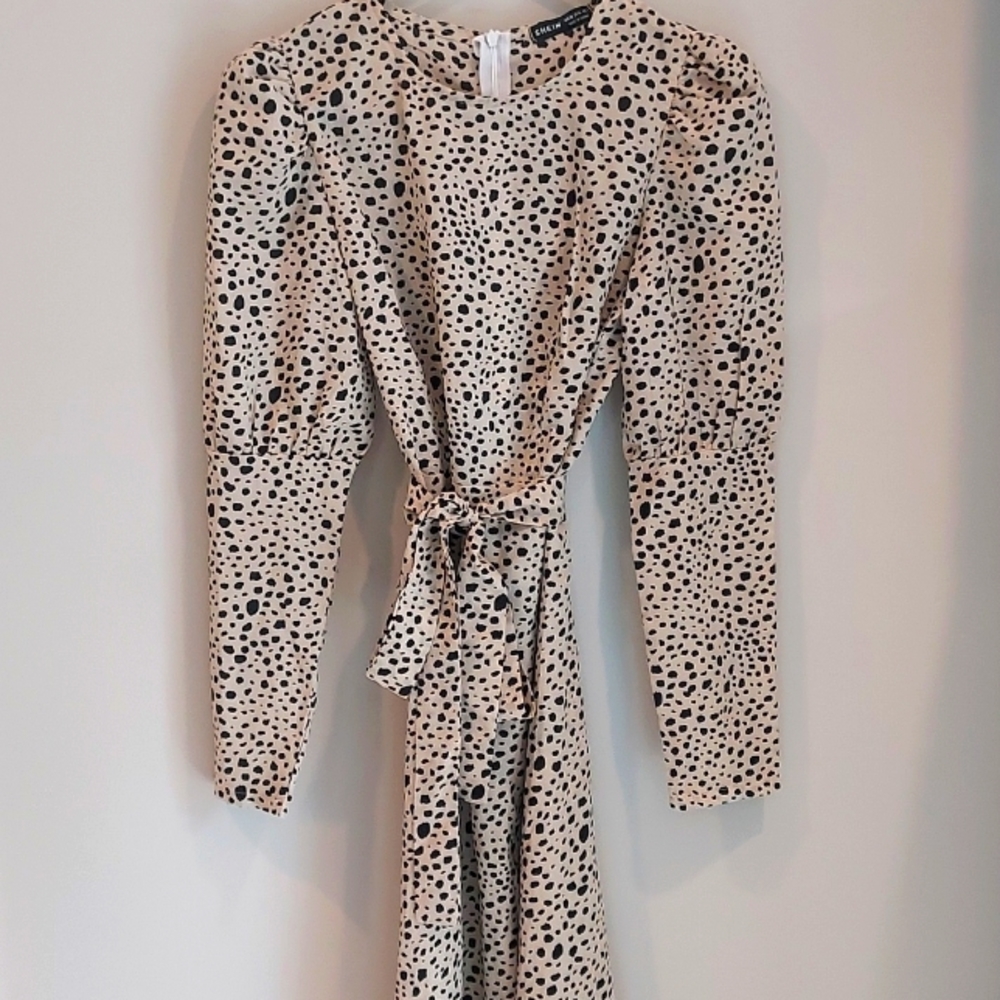 Shein animal print dress